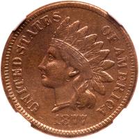 1877 Indian Head 1C