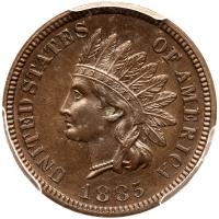 1885 Indian Head 1C PCGS PF65 BR