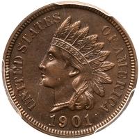 1901 Indian Head 1C PCGS PF65 BR