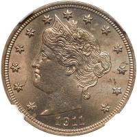 1911 Liberty 5C NGC MS64