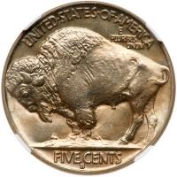 1931-S Buffalo 5C NGC MS66 - 2