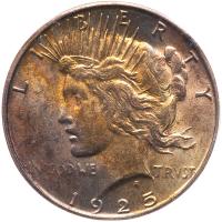 1925-S Peace $1 ICG MS61