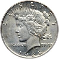 1928 Peace $1 Sharpness of Mint State