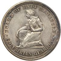 1893 Isabella Quarter Dollar - 2
