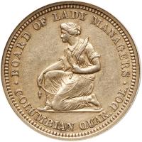 1893 Isabella 25C ANACS AU55 - 2