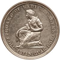 1893 Isabella Quarter Dollar - 2