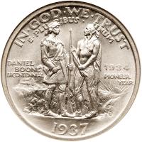 1937-D Boone 50C NGC MS64 - 2