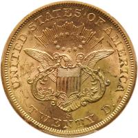 1856-S $20 Liberty PCGS MS60 - 2