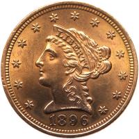 1896 $2.50 Liberty
