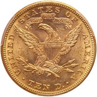 1881 $10 Liberty PCGS MS62 - 2