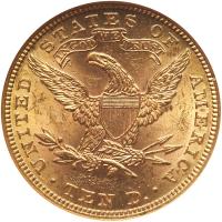 1882 $10 Liberty NGC MS62 - 2