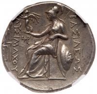 Thracian Kingdom. Lysimachos. Silver Tetradrachm (17.21 g), as King, 306-281 BC - 2