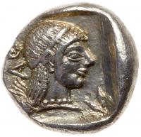 Attica, Athens, ca. 510-500/490 BC. Silver Hemidrachm (2.09 g) Nearly Mint State - 2