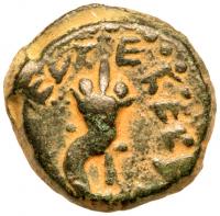 Judaea, Hasmonean Kingdom. Mattathias Antigonos (Mattatayah). Ã 4 Prutot (6.62 g), 40-37 BCE