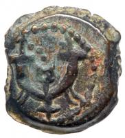 Herod I The Great. 40-4 BCE. AE Prutah (14 mm; 2.01 g) Choice VF - 2