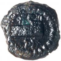 Herod Archelaus, 4 BCE to 39 CE. AE half-Prutah (13 mm; 1.19 g) VF