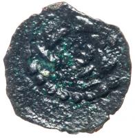 Herod Archelaus, 4 BCE to 39 CE. AE half-Prutah (13 mm; 1.19 g) VF - 2