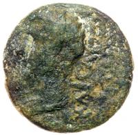 Herod Philip, 4 BCE - 34 CE. AE 19 (4.23 g) Fine