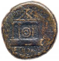 Herod Philip, 4 BCE - 34 CE. AE 24 (12.83 g) About Fine - 2