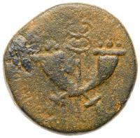 Herod Agrippa II As King. Struck under Nero, 67/8 CE. AE 24 (13.75 g) Nice Fine