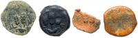 4-piece lot of Herod Agrippa I Bronze Prutahs - 2