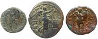 3-piece lot of Herod Agrippa II Bronzes - 2