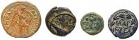 4-piece lot of Herod Agrippa II Bronzes - 2