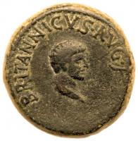 Judaea, Roman Judaea. Claudius, with Britannicus. Ã (7.60 g), AD 41-54 VF - 2