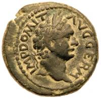 Judaea, Roman Judaea. Domitian. Ã (6.59 g), AD 81-96 EF