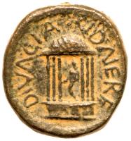 Diva Poppaea and Diva Claudia. Ã (6.50 g), died AD 65 and AD 63 respectively Cho