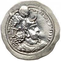 Sasanian Kingdom. Yazgard I. Silver Drachm (4.13 g), AD 399-420 Nearly Mint Stat