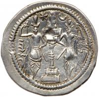 3-Piece lot of Sasanian Silver Drachms. - 2