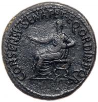 Divus Augustus. Ã Dupondius (13.95 g), died AD 14 VF - 2