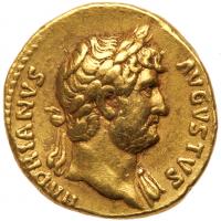 Hadrian, A.D. 117-138. Gold Aureus (6.62g) Choice VF