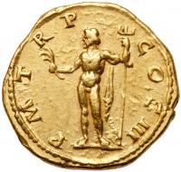 Hadrian, A.D. 117-138. Gold Aureus (7.17g) Nearly EF - 2