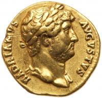 Hadrian, A.D. 117-138. Gold Aureus (6.69g) VF