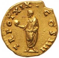 Antoninus Pius, A.D. 138-161. Gold Aureus (7.40 g.) EF - 2