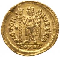 Ostrogoths. Athalaric. Gold Solidus (4.49 g), 526-534 About EF - 2