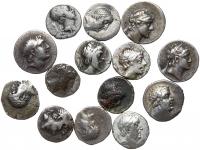 Cappadocian Kingdom. 14-piece lot of Silver Drachms