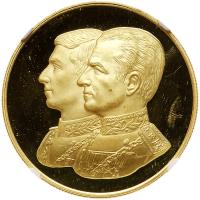 Iran. Gold Medal, MS2536 (1977) NGC PF67 UC