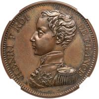 France. 5 Francs, 1830 NGC AU58 BR