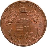 Hungary. 4 Krajczar, 1868-KB NGC MS64 BR