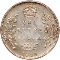 India - British. Rupee, 1903-B PCGS MS63 - 2