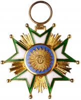 Iran. Order of Taj (Crown) Breast Badge About EF - 2