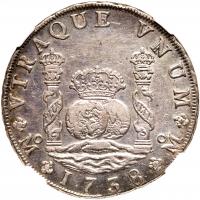 Mexico. 8 Reales, 1738-Mo MF NGC About Unc