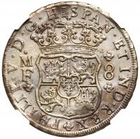 Mexico. 8 Reales, 1744-Mo MF NGC Unc - 2