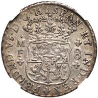 Mexico. 8 Reales, 1752-Mo MF NGC VF - 2