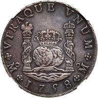 Mexico. 8 Reales, 1758-Mo MM NGC EF