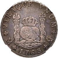 Mexico. 8 Reales, 1763/2-Mo MF NGC VF