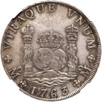 Mexico. 8 Reales, 1763/2-Mo MF NGC EF